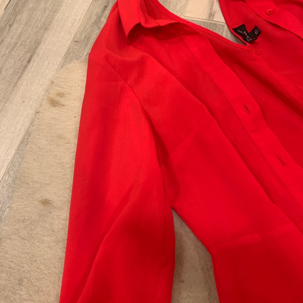 Top shop red dress